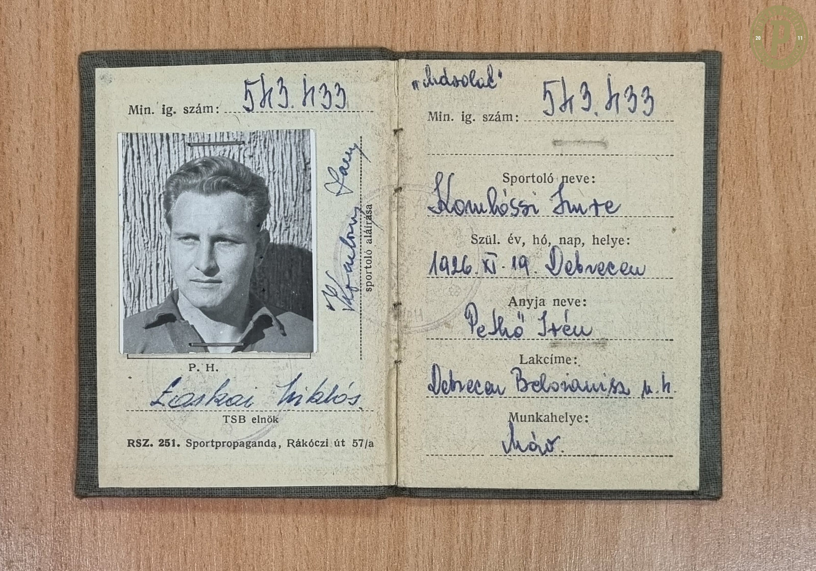 Komlóssy Imrére emlékezünk